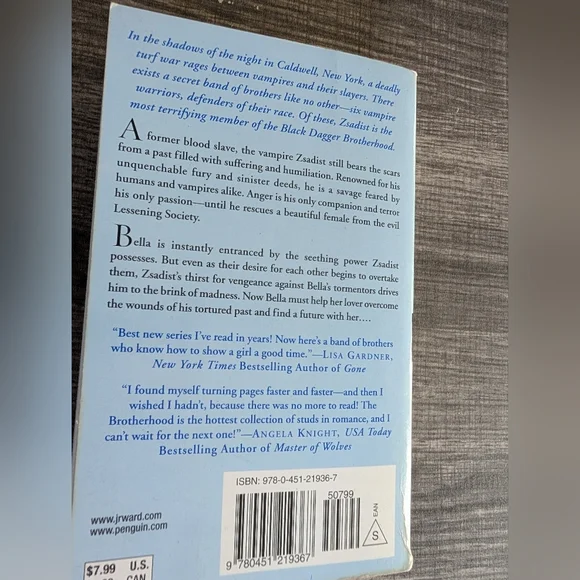 Set Of Black Dagger Brotherhood Novels By J.R. Ward Books 1-3 - Picture 8 of 12